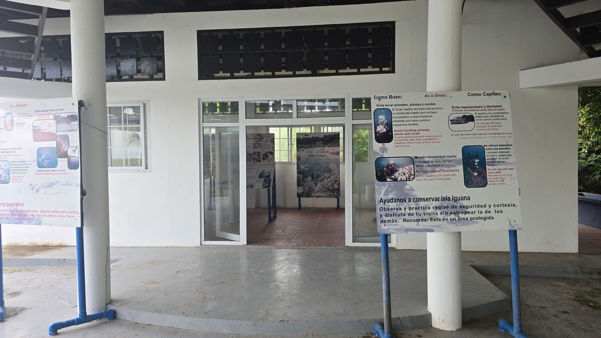 Centro de Información, Isla Iguana, Pedasí, Los Santos